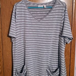 LOGO Striped Top